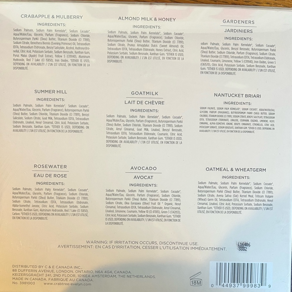 Crabtree and Evelyn boxed soaps NWT - Picture 2 of 5
